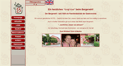 Desktop Screenshot of bergerwirt.de